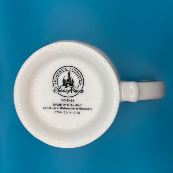 Original Disney Parks: Alice in Wonderland Mad Hatter Ceramic Coffee Mug Teacup - Picture 3 of 5